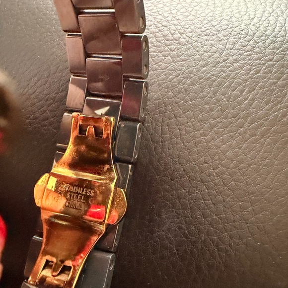 Personal Isaac Mizrahi Black and Silver Watch main image 5